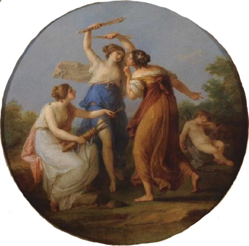 Angelika Kauffmann - Cupido non sedurrà più i cuori